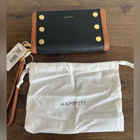 Hammitt Bryant Wristlet Wallet North End Brushed Gold NWT - Picture 14 of 14